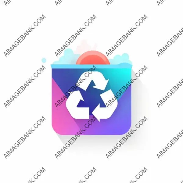 Application Symbol Icon on White Background