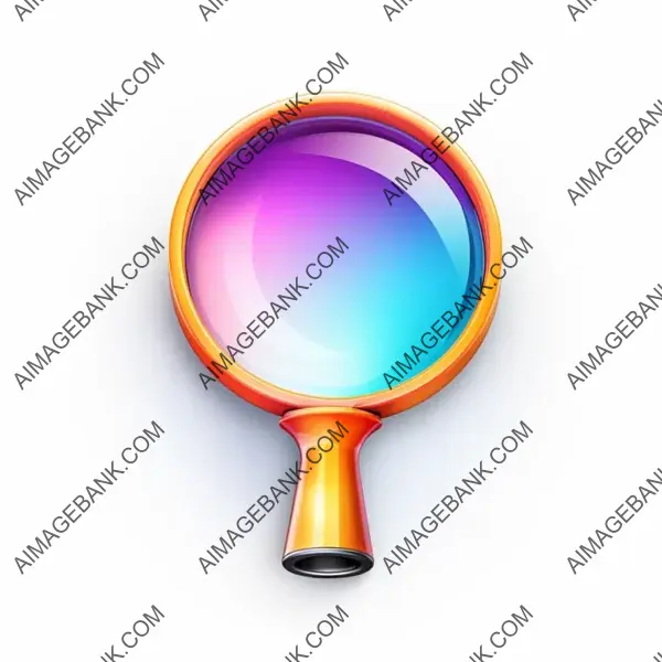 Search Icon with Magnifying Glass Symbol