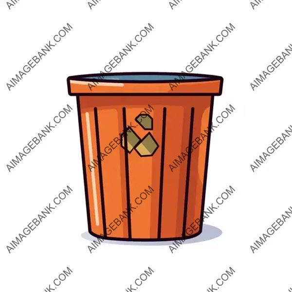 Computer Icon Isolated in Flat Color Clip Art Style