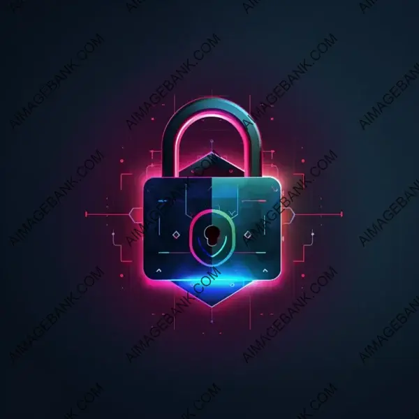 Captivating Lock Icon: Strengthening Web Defense