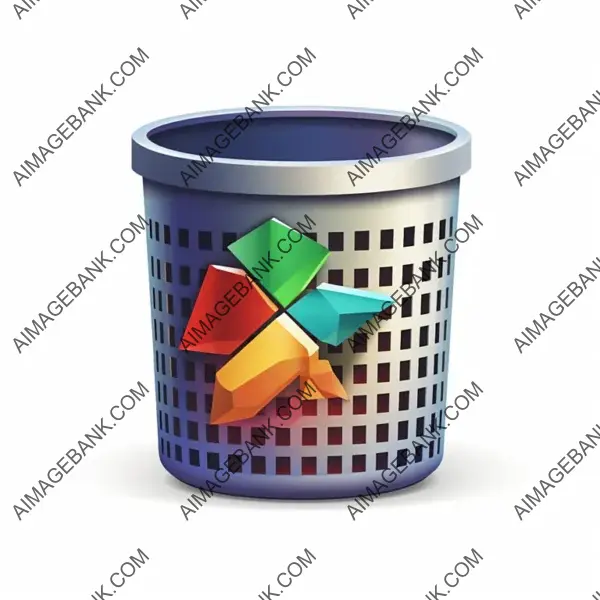 Iconic Windows 95 Trash Can: A Blast from the Past