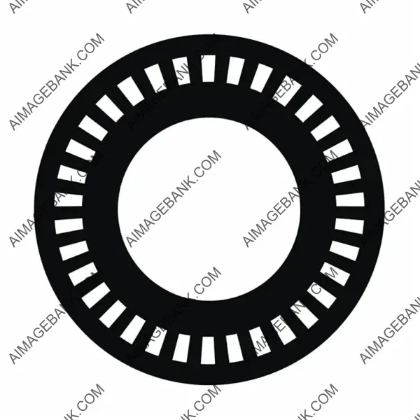 Circular Tag Symbol: Categorizing with Style