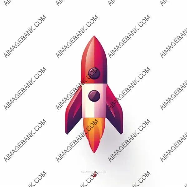 Favicon Design: Minimalist Rocket Ship