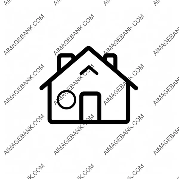 Simple Super Basic Outline Home Icon