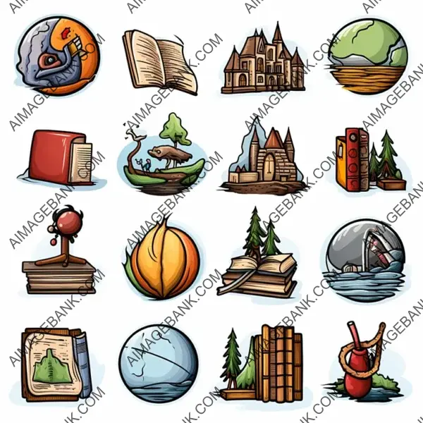 Word Document Icons for Different Subjects