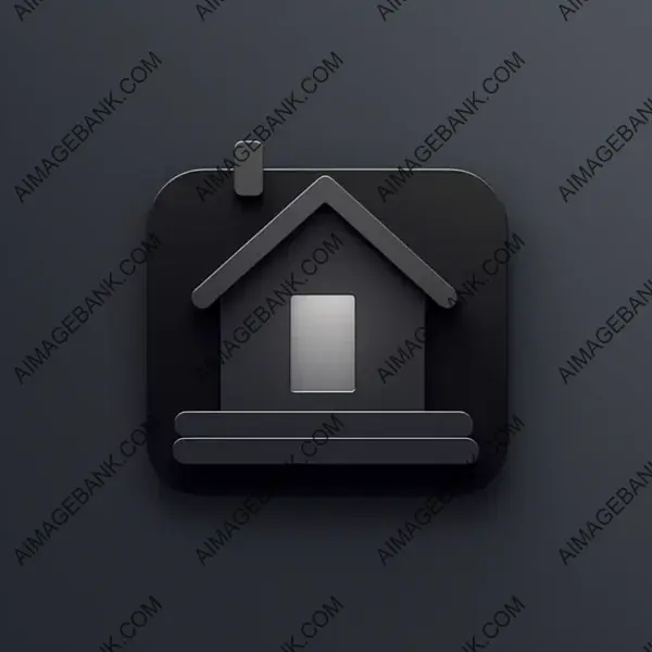 High-Resolution Dark Mode Icon for iOS App