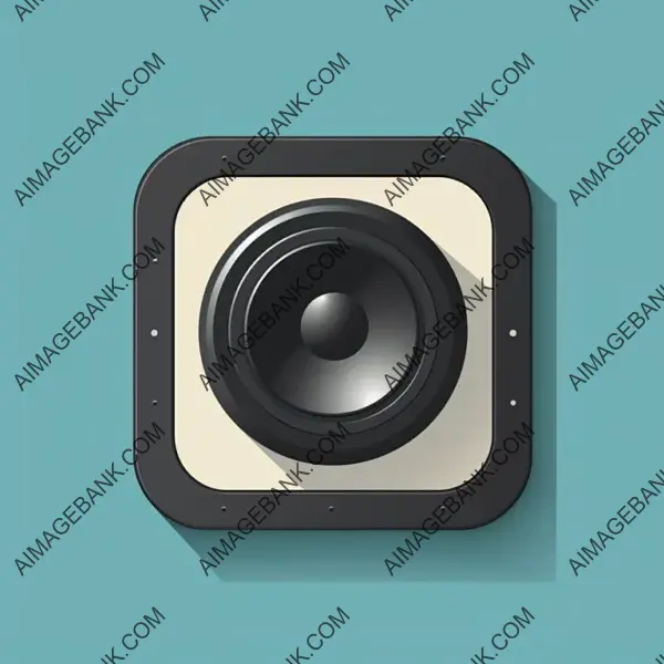 Android Style Loudspeaker Icon