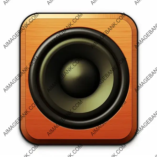 Android-Styled Loudspeaker Icon