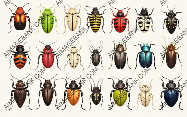 Hand-Drawn Bugs in Vector Format with Skill