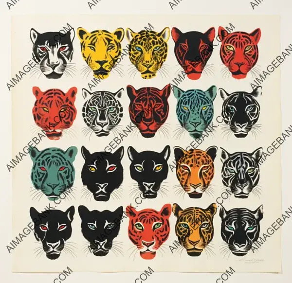 Logos Featuring Various Jaguar Animal Symbols