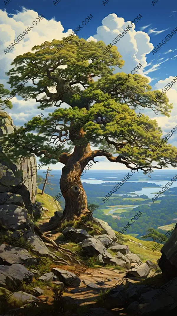 Surreal Canopy &#8211; Giant Majestic Oak Tree Top