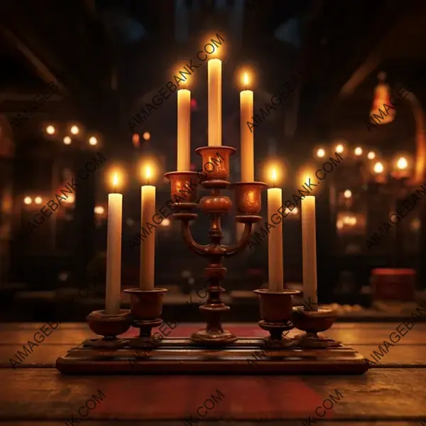 Artistic Perspective: Three Candles with Wide-Angle Lenses