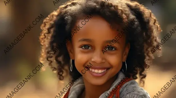 Smiles of Ethiopia: A Girl&#8217;s Joyful Essence Captured