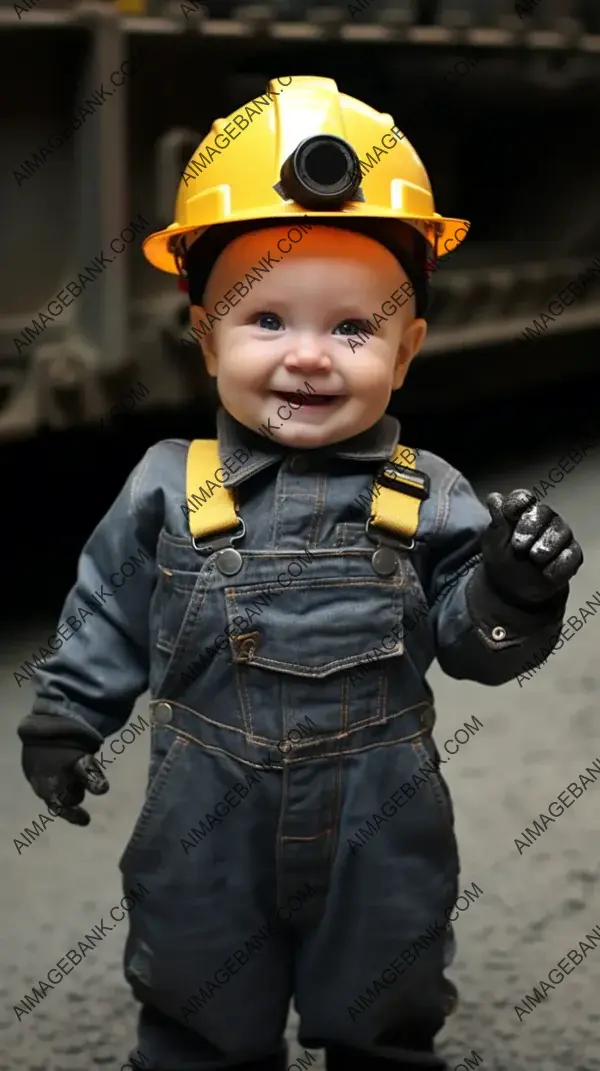 A Budding Explorer: Toddler Embraces Coal Mining