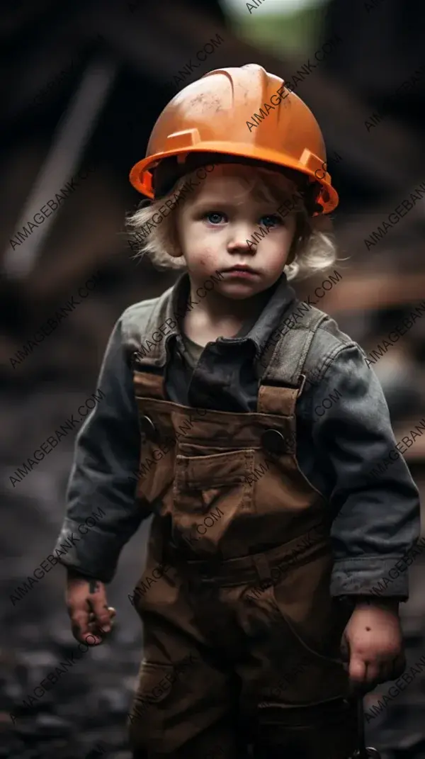 Young Miner in the Making: Toddler&#8217;s Coal Adventure