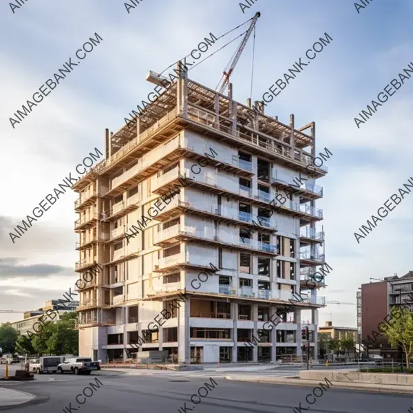 Constructing High Rise: A Building Under Construction in the US Style