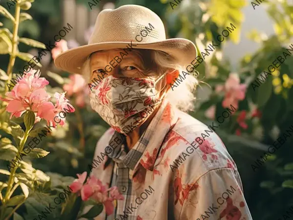 Senior Citizen Wearing Adorable Apron: Photography