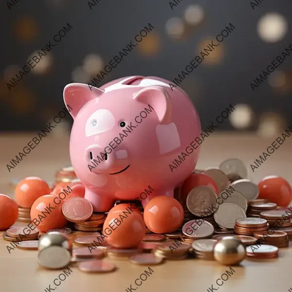 Building a Prosperous Future: Saving Money in a Pink Piggy Bank