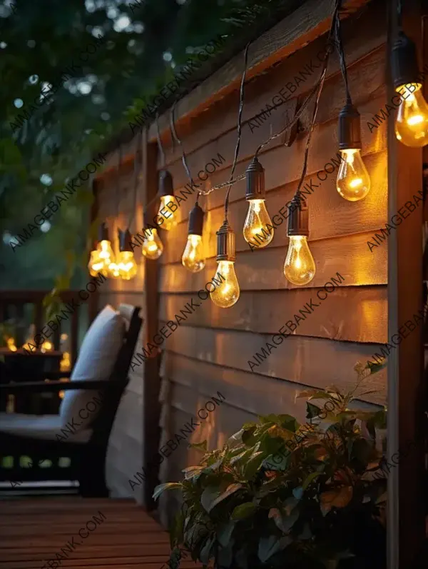 String of Lights: Outdoor Ambiance