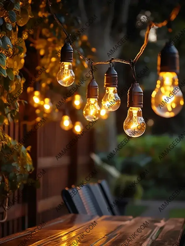 Creating Ambiance: Outdoor Light String