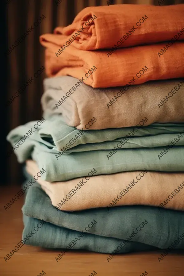 Natural Tones: Stacked Items Dyed in Sage Green