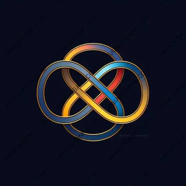 Infinite minimalist logo concept