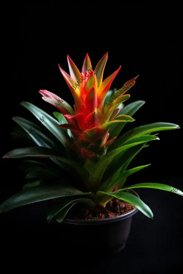 Bromeliad House Plant in a Captivating Setting