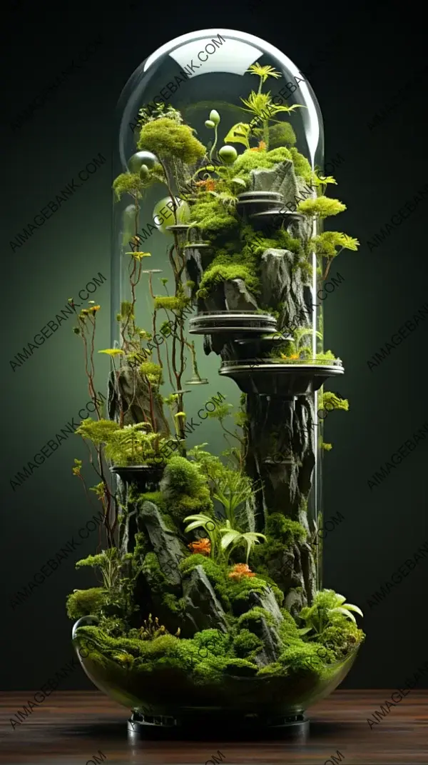 A Fascinating Mix of Plants, Moss, and Technology