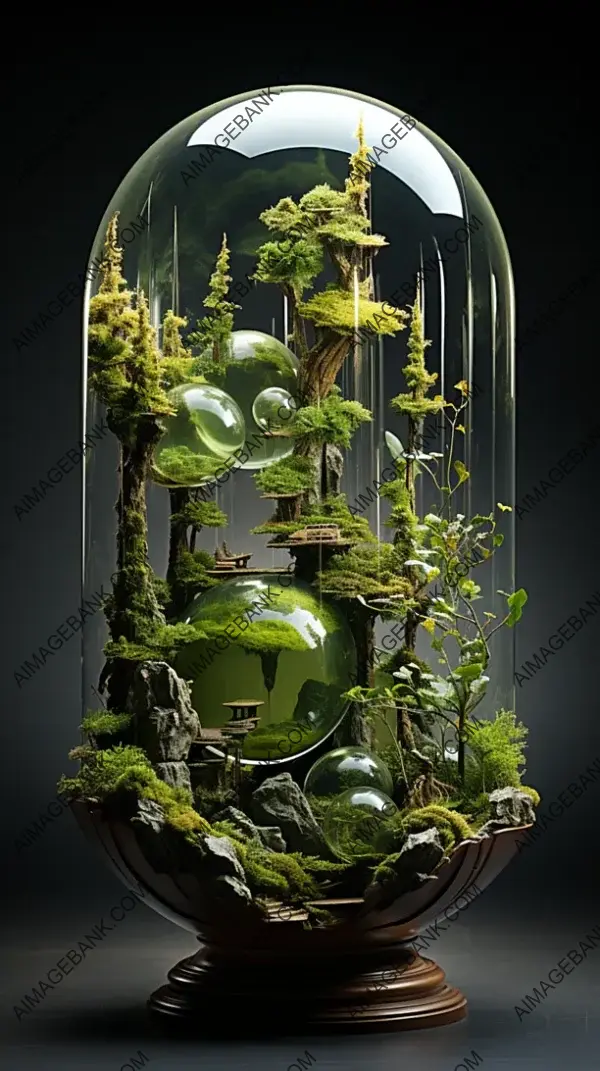 Futuristic Biome: Blending Nature with Technology