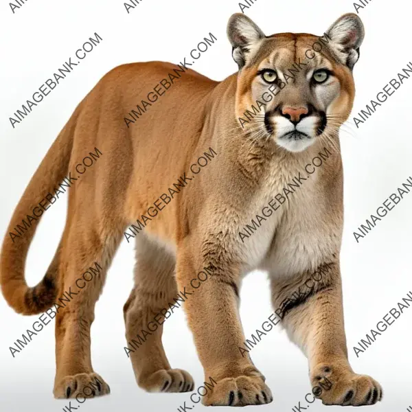 A Detailed and Realistic High-Definition Photography of a Puma