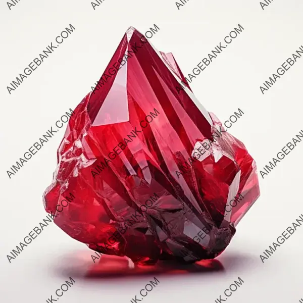 Explore the Rich Details of a High-Quality Ruby Close-Up Image