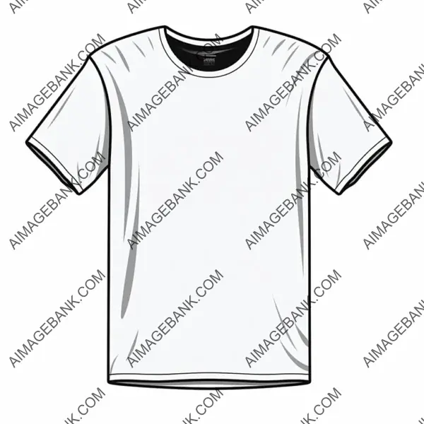 Vector Simple Website Icon of a Plain T-Shirt