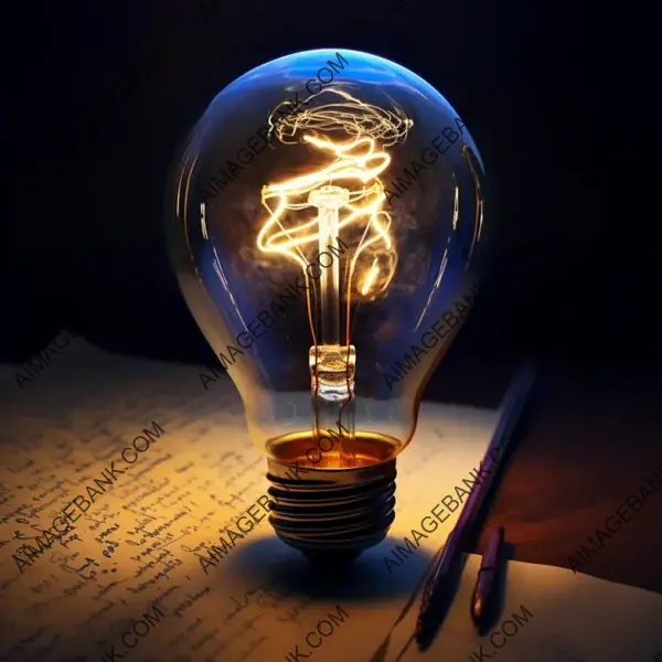 Photograph of a Lightbulb: Hyperrealistic Design