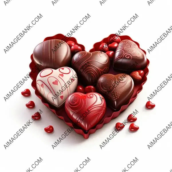 Heartfelt Valentine Heart-Shaped Chocolates: A Sweet Gesture