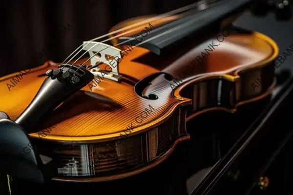 Violin Strings in Close-Up Captured with Fujifi Style