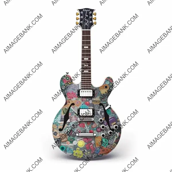 Classic Rock Guitar Different Sticker