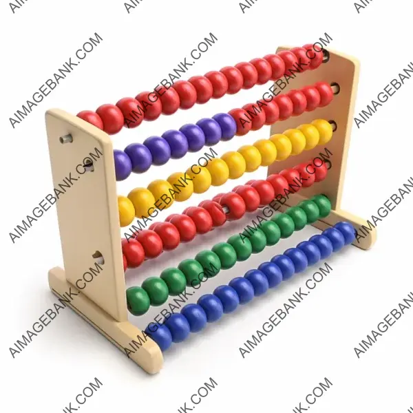 Colorful Abacus Illustration &#8211; Creative Style