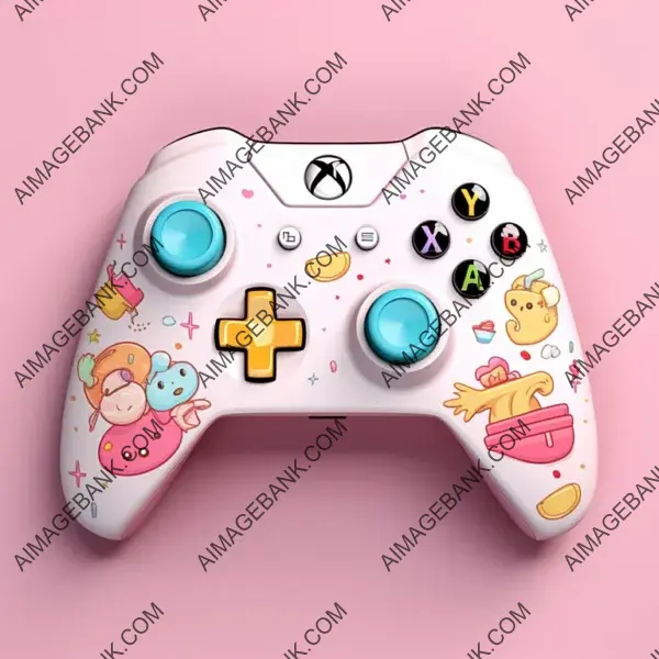 Xbox Controller in Adorable Kawaii Style &#8211; Video Games