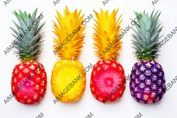 Savor the Flavor of Colorful Pineapple Slices