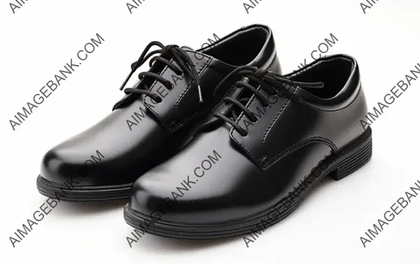 Classic Formal School Shoes with Lace-Up Design