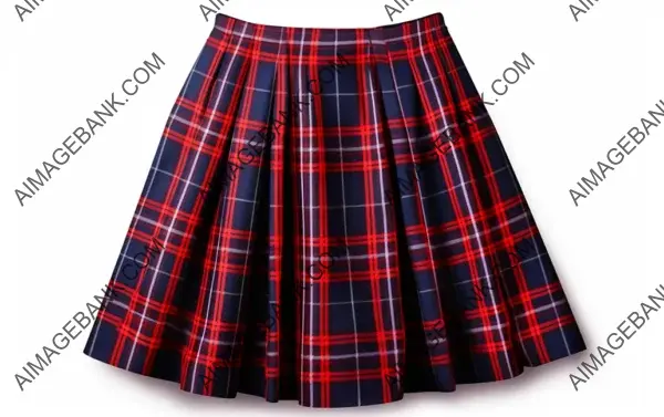 Plaid Pleated Skirt for School Uniform &#8211; Stylish Choice