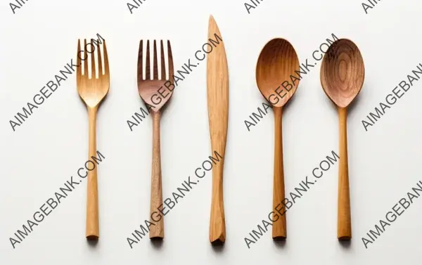 Eco-Friendly Dining with Wooden Cutlery Set