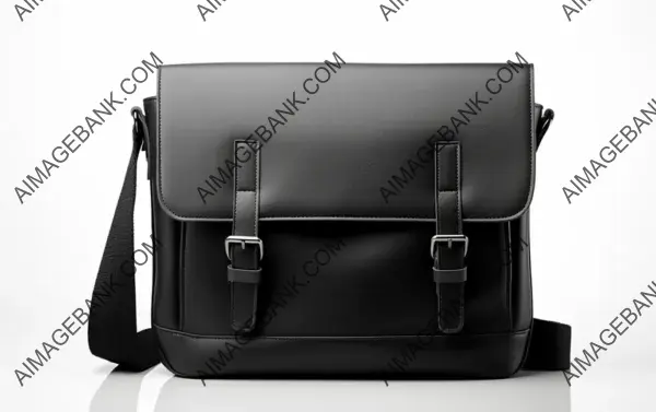 Carry Your Essentials in a Sleek Black Messenger Bag