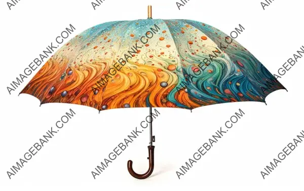 Whimsical Rain Protection: Oversized Umbrella with Fun Prints