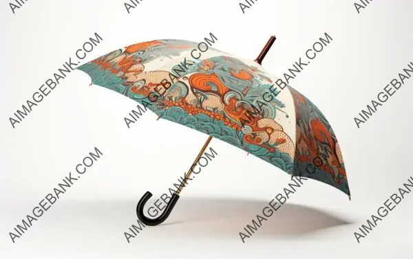 Stay Dry in Style: Oversized Whimsical Print Umbrella