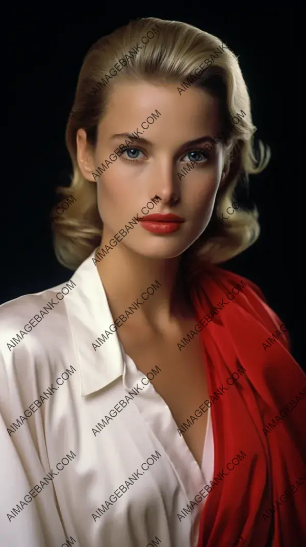 Graceful 1980s Candid Portrait &#8211; Vintage Elegance