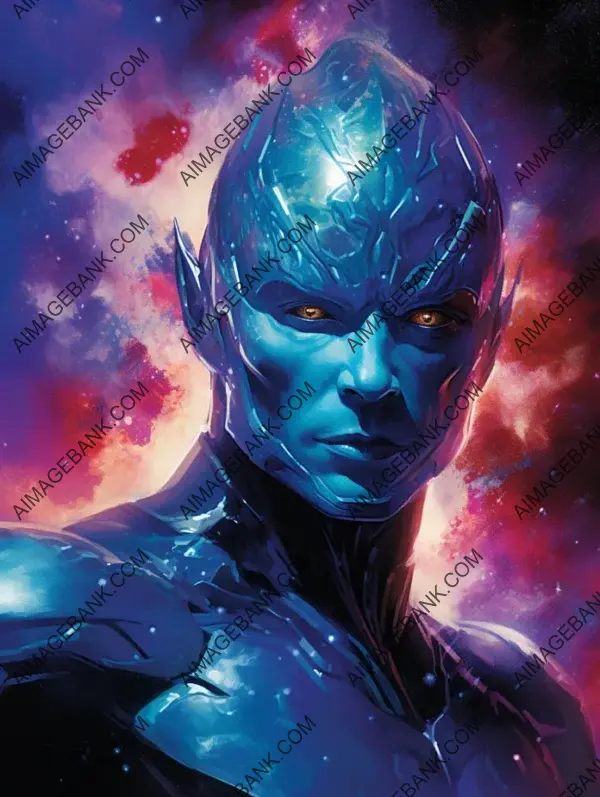 Creating Nebula&#8217;s Art from Guardians of the Galaxy