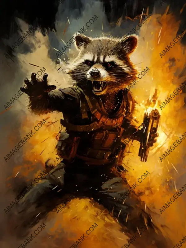 Guardians of the Galaxy: Rocket Raccoon in Action