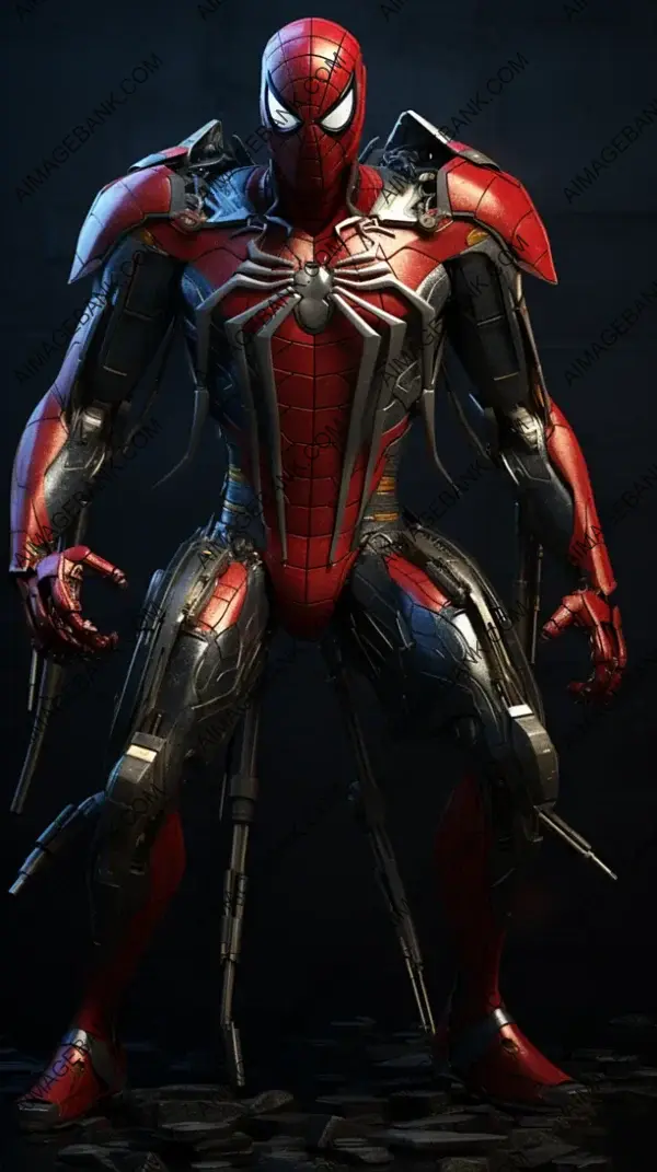 Spider-Man Transformer Robot in Superhero Costume