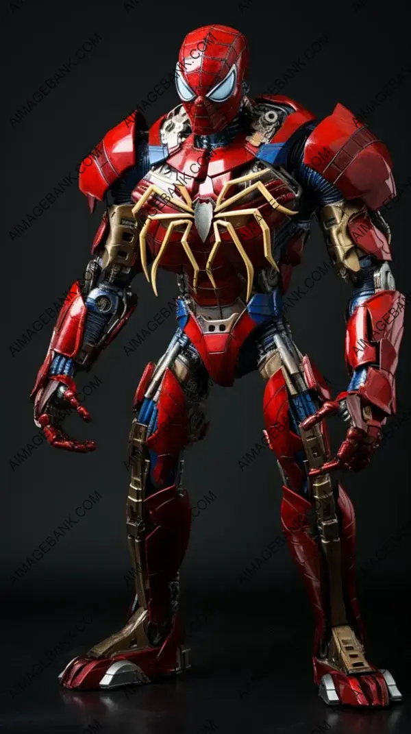 Spider-Man Transformer Robot Superhero Costume Art